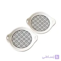 ظرف سرو مایا هوم طرح دایره بسته دو عددی کد 007
