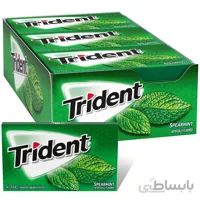 بسته 12 عددی آدامس تریدنت نعنا Trident Spearmint