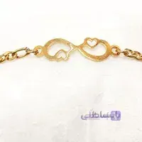 دستبند طرح بینهایت وقلب STAINLESS STEEL