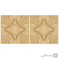دیوارپوش تندیس و پیکره شهریار مدل امای کد w1010 01 بسته 8 عددی