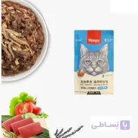 پوچ گربه ونپی طعم برنج و ماهی تن و بچه ماهی