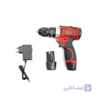 دریل شارژی 18 ولت چکشی صنعتی باس
