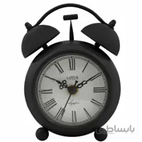 ساعت رومیزی فلزی لوتوس مدل BS-800 مشکی