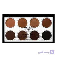 پالت کانتور صورت و ابرو کرمی آرت اسکین (Artskin 4D Slim Face Contour & Brow Pro Creamy Palette)