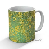 ماگ چاپی بته جقه زرد