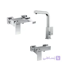 ست شیرآلات اروپا کروم شودر ا Europe Chrome Set