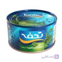کنسرو تن ماهی شوید تحفه در روغن گیاهی وزن 180 گرم
