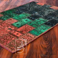فرش چهل تکه دستباف 80 در1/20 متری مدل ft-61