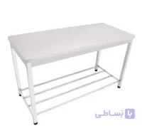 میز کار تمام استیل65*190سانت