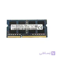رم لپ تاپ DDR3L تک کاناله 1600مگاهرتز اس کی هاینیکس مدل HMT351S6EFR8A ظرفیت 4 گیگابایت ا SK HYNIX DDR3L 1600MHZ HMT351S6EFR8A RAM 4 G
