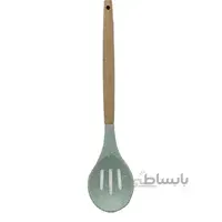 کفگیر پخت و پز سيليكوني دسته چوبی شنگیا مدل 4429