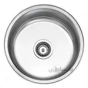 سینک ظرفشویی توکار استیل البرز ا لگن گرد Steel Alborz Single Bowl Sink 170