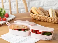 ظرف غذای دو تیکه انگلیش هوم طرح Trendy