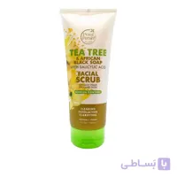 اسکراب لایه بردار پوست پتال فرش مدل Tea Tree حجم 200 میل
