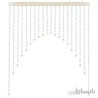 پرده کریستالی مدل هلال