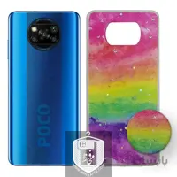 قاب رنگین کمانی شیائومی Poco X3 / X3 Pro / X3 NFC پاپ سوکت دار کد XM310B