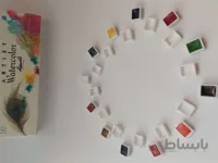 آبرنگ آقامیری 12 رنگ ا نام و برند کالا: آبرنگ آقامیری پالت 12 رنگ وضعیت: آکبند اصالت فیزیکی: اصل محصول کشور: ایران