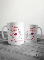 ماگ عاشقانه کد mgs19 مجموعه ۲ عددی