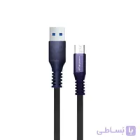 کابل پاوربانک Micro USB جت پاور Cable Jetpower No Pack JP-0017m طول 30 سانتیمتر