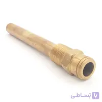 غلاف مستغرق برنجی ترموستات هانیول T991 , T675 قطر 15 میل طول 150 میلیمتر رزوه \