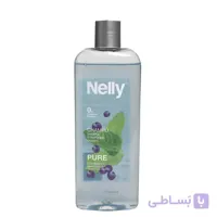 شامپو روزانه بلو بری نعناع نلی ا nelly pure shampoo