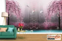 کاغذ دیواری طرح طبیعت