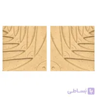 دیوارپوش تندیس و پیکره شهریار مدل امای کد W1010 04 بسته 2 عددی