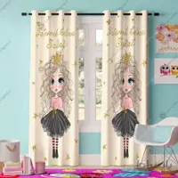 پرده پانچی اتاق دخترانه PK-2831
