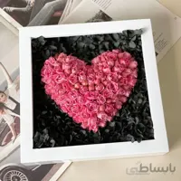 باکس گل هورتانسیا جاودان به شکل قلب شماره ۲۴۱