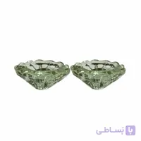 جاشمعی شیشه ای بسته 2 عددی مدل STC372