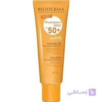 ضد آفتاب بایودرما BIODERMA SPF+50 مدل AQUAFLUIDE حجم ۴۰ میل | مناسب پوست نرمال و چرب ا BIODERMA PhotodermMAX Aquafluide SPF 50+ - 40ml