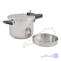 زودپز پارس استیل 6لیتری با بخارپز