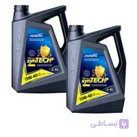 روغن موتور 5W40 آیسین حجم 4 لیتر بسته 2 عددی
