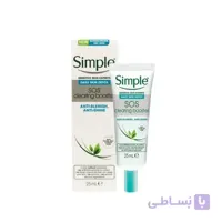 کرم ضدجوش sos سیمپل Simple ا Simple Daily Skin Detox SOS Clearing Booster کد 320035