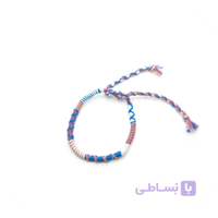 پابند دردراپ ساده صورتی سفید