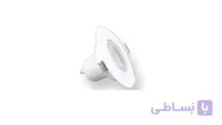 چراغ سقفى اکونومى 7 وات توکار لنزدار گرد برند EDC کد 10203025