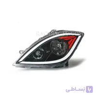 چراغ جلو تیبا طرح چشمی