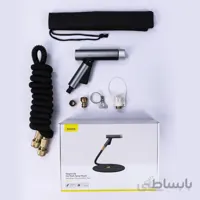 شلنگ و نازل کارواش بیسوس Baseus Car Wash Spray Nozzle CRXC01-B01 15 متر