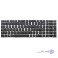 کیبرد لپ تاپ لنوو Lenovo B5070 Z5170 IP300 IP500 Laptop Keyboard فریم نقره ای