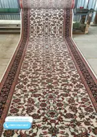 فرش کناره افشان کرم ورژن