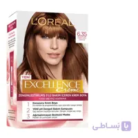 کیت رنگ مو لورآل قهوه ای شکلاتی شماره 6.35 سری EXCELLENCE ا EXCELLENCE