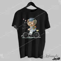 تی شرت تدی لذت از دوچرخه سواری