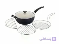 ست سبد سرخ کن و بخار پز