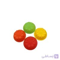 قالب ژله کوچک سیلیکنی مدل:آفتابگردان رنگ: زرد سبز قرمز زرد
