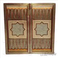 تخته نرد و صفحه شطرنج تمام خاتم لبگرد اعلا سایز 50