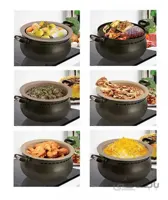 سرویس غذاپز 8 پارچه همه کاره ناخ مدل اریکا