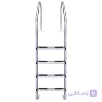 پله (نردبان) استخر 4 پله با کفی پله استیل