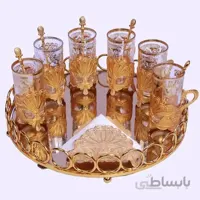 سینی آینه ای سالی نو بیضی طرح المپیک