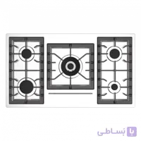 اجاق گاز صفحه ای استیل بیمکث مدل 0012 ا ابعاد اجاق گاز : 510 * 860 میلیمتر