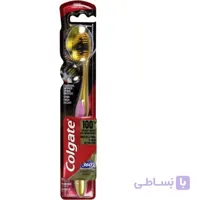 مسواک کولگیت مدل Charcoal Gold 360 با برس نرم